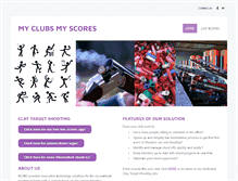 Tablet Screenshot of myclubsmyscores.com